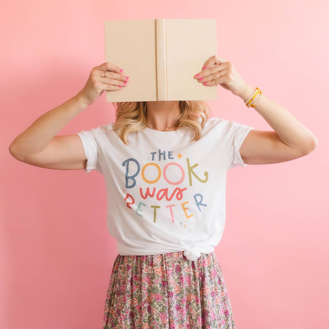 Pippi Post - The Book Was Better Pippi Tee - White - The Secret Garden Bookery