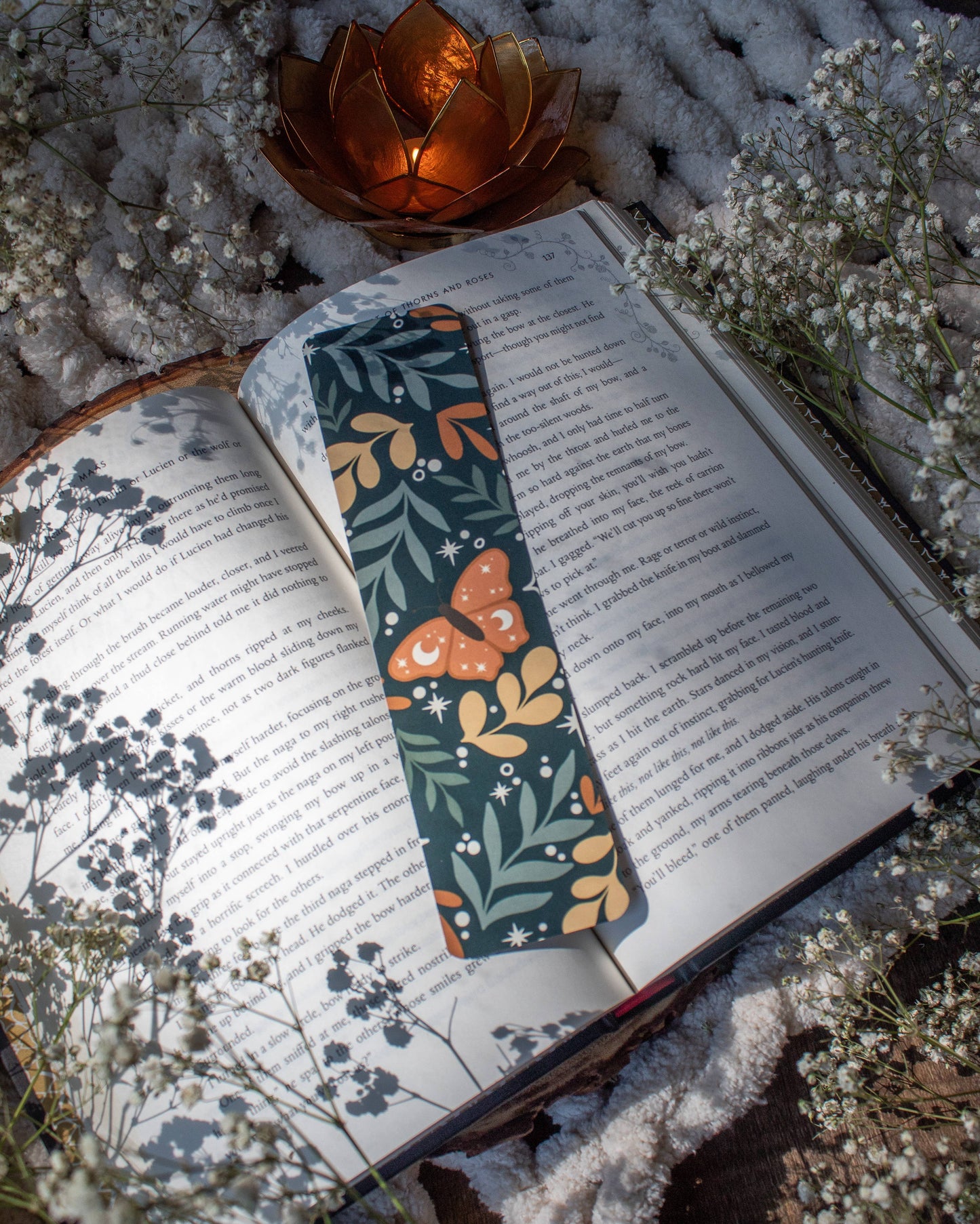 Meaggie Moos - Faerie Garden 2x8 Bookmark | Glossy - The Secret Garden Bookery