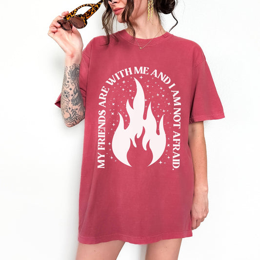 CrescentCatCo - My Friends are With Me Bookish Shirt | Crescent City SJM Merch - The Secret Garden Bookery