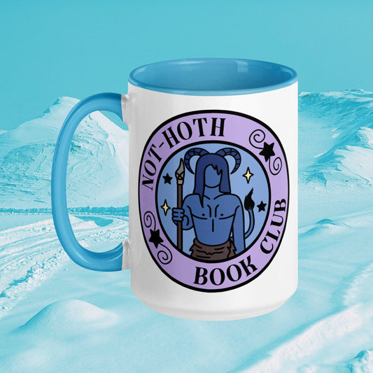 CrescentCatCo - Not Hoth Book Club Mug | Alien Smut Bookish Mug | Sci Fei Monster Romance Coffee Cup | Barbarian Book Lover Gift | Ice Planet Merch - The Secret Garden Bookery