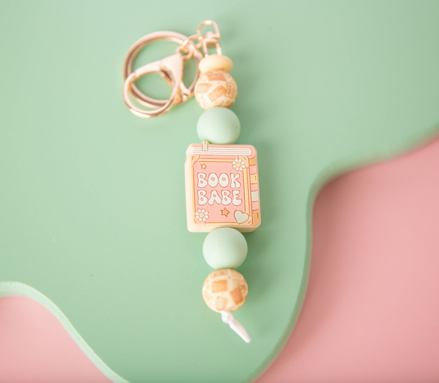 Book Babe Keychain-Book Lover Accessory