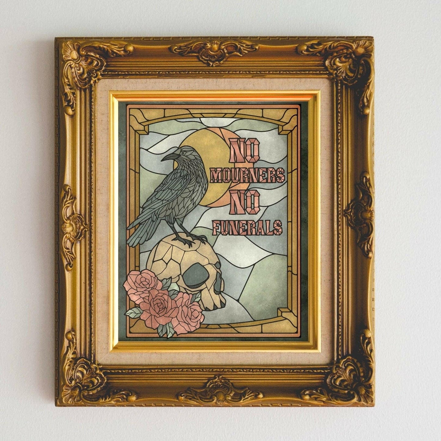 Well Read Babes - Six of Crows Giclee Art Print Gift Bookish Wall Art - The Secret Garden Bookery