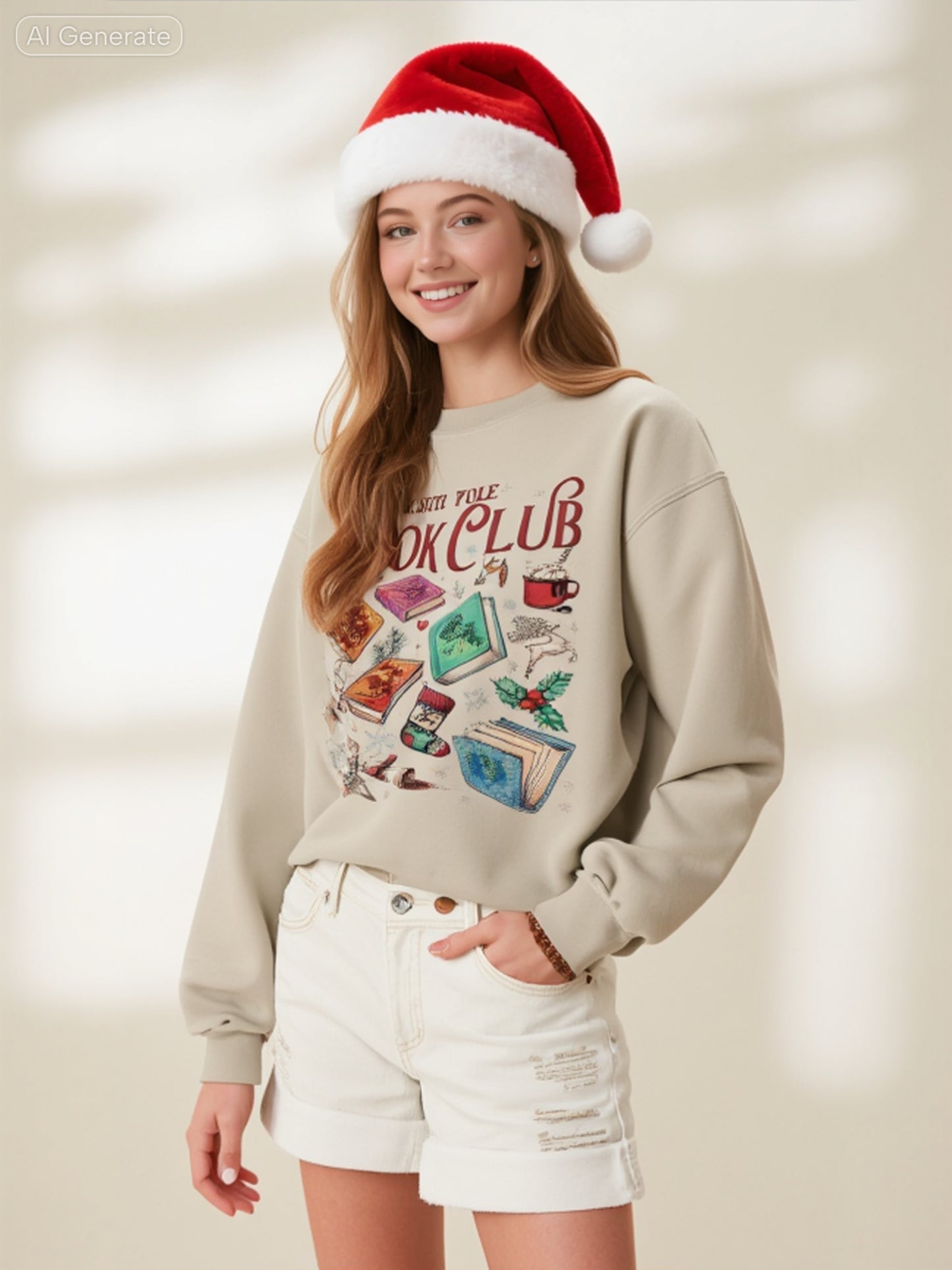 North Pole Book Club Sweatshirt