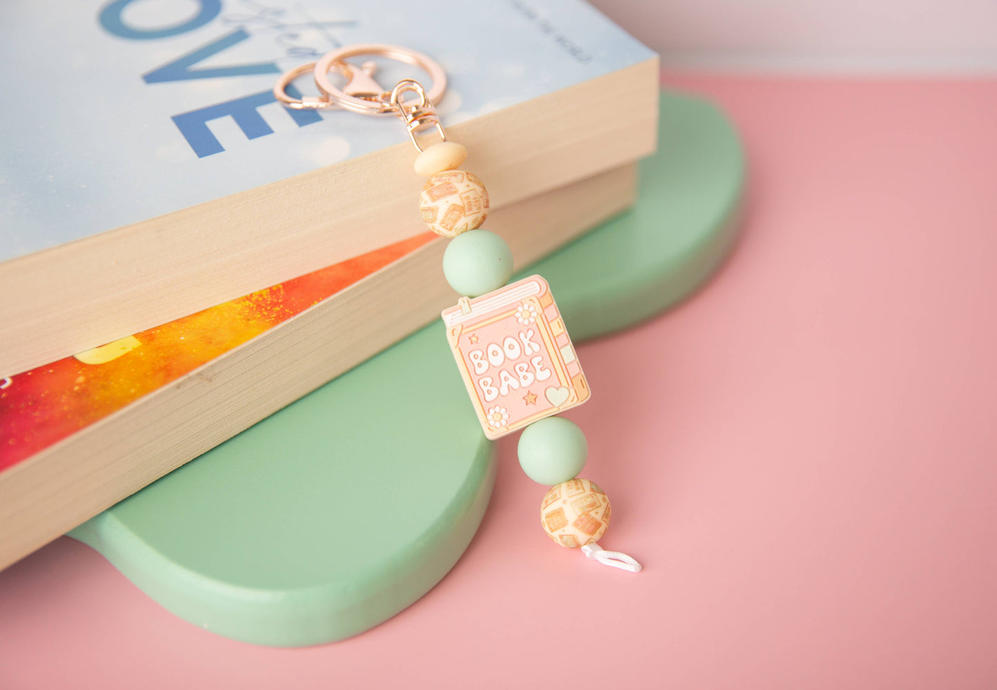 Book Babe Keychain-Book Lover Accessory
