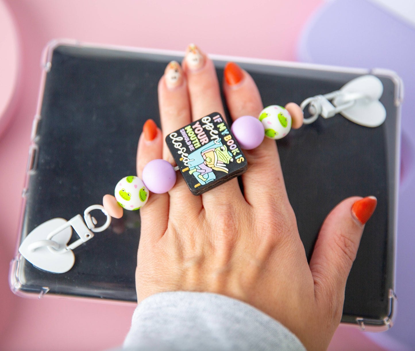 If My Book Is Open Kindle Strap-Book Lover Accessory