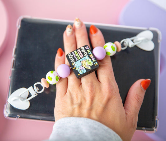 If My Book Is Open Kindle Strap-Book Lover Accessory