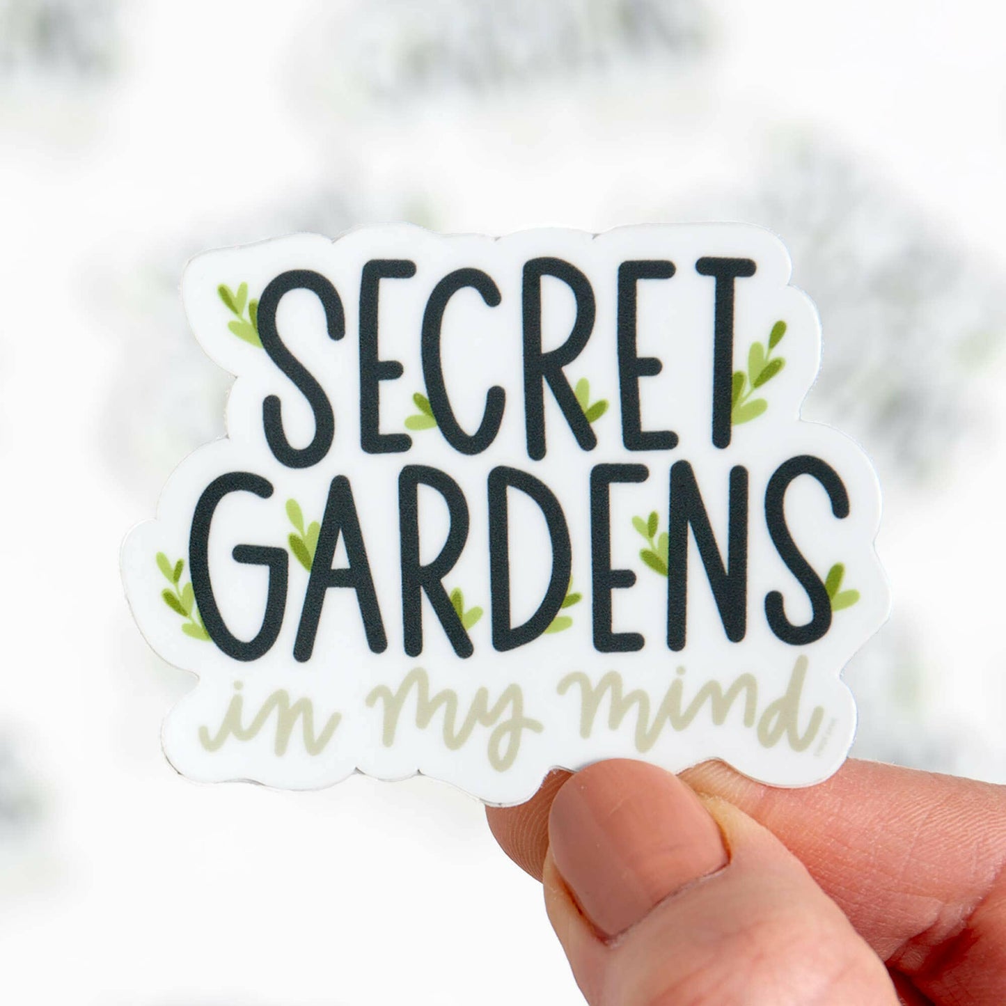 Pippi Post - Secret Gardens Decal Sticker - The Secret Garden Bookery