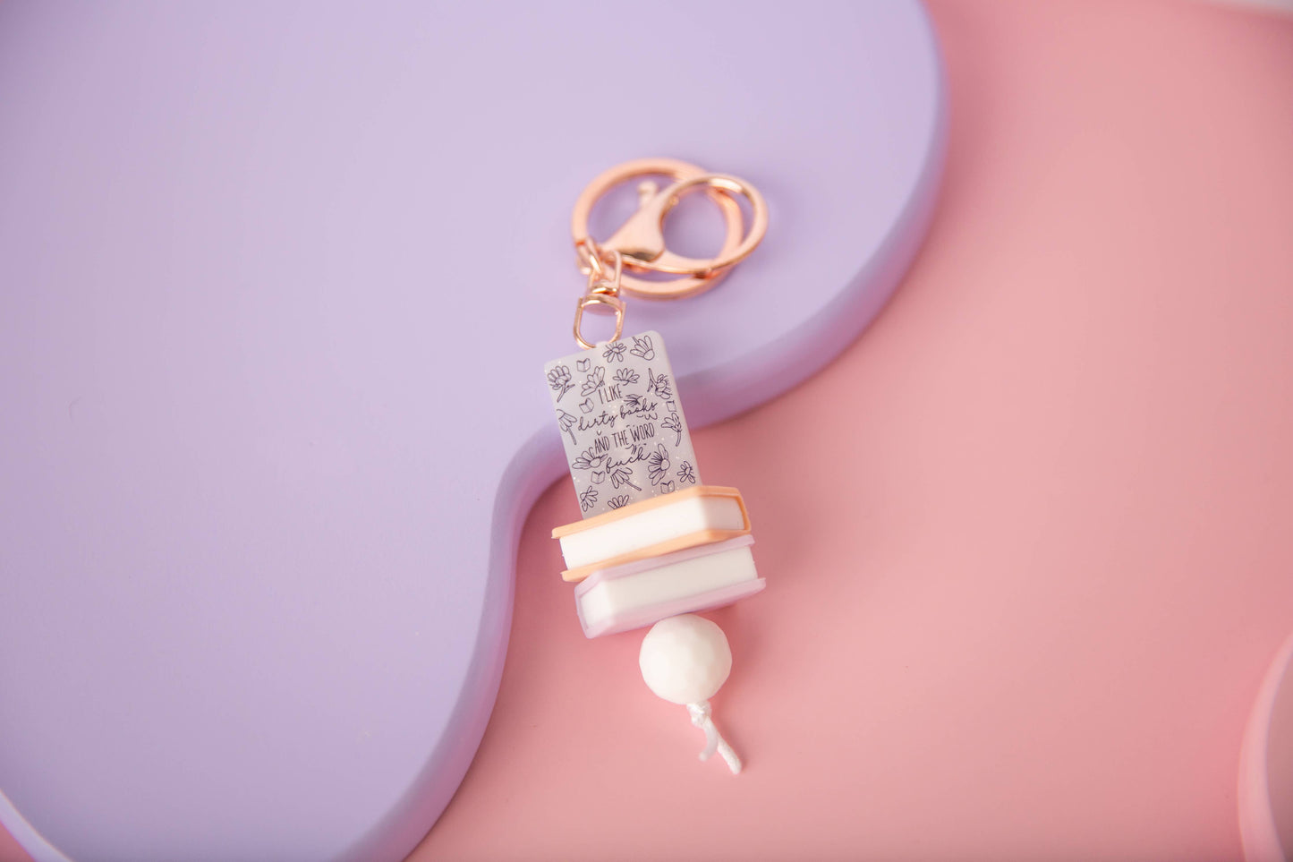 I Like Dirty Books Keychain – Spicy Reader Gift