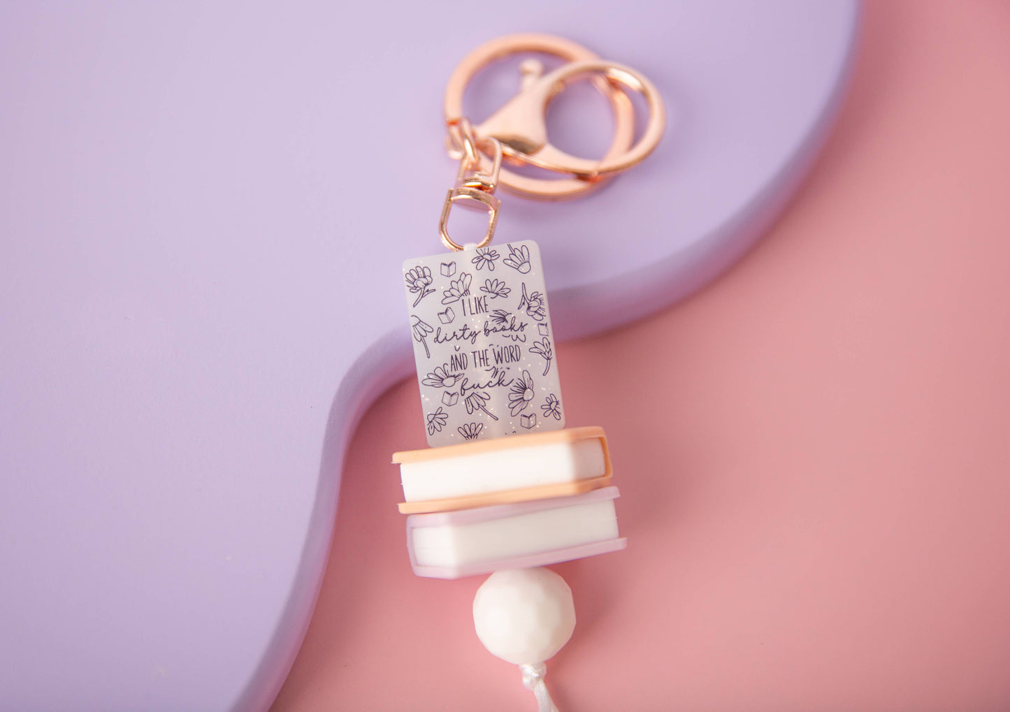 I Like Dirty Books Keychain – Spicy Reader Gift