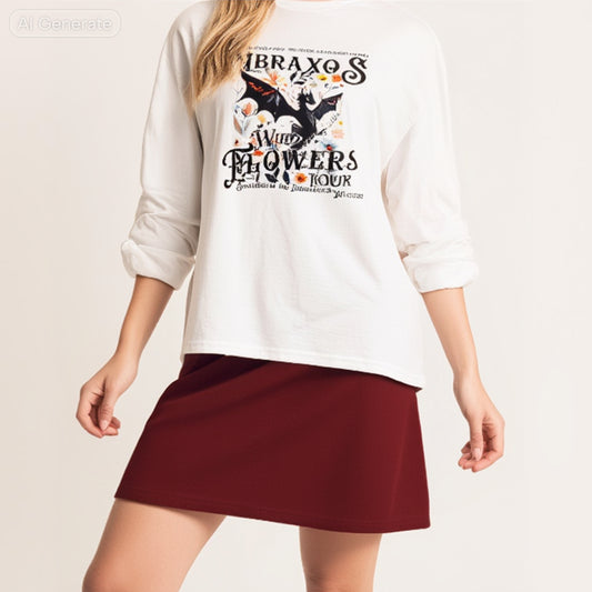 Abraxos Wildflower Throne of Glaas Long sleeve T shirt