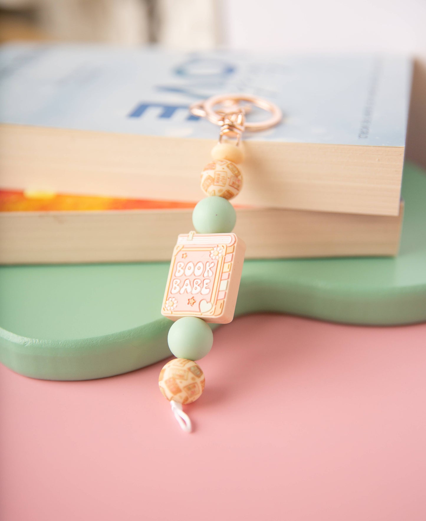 Book Babe Keychain-Book Lover Accessory