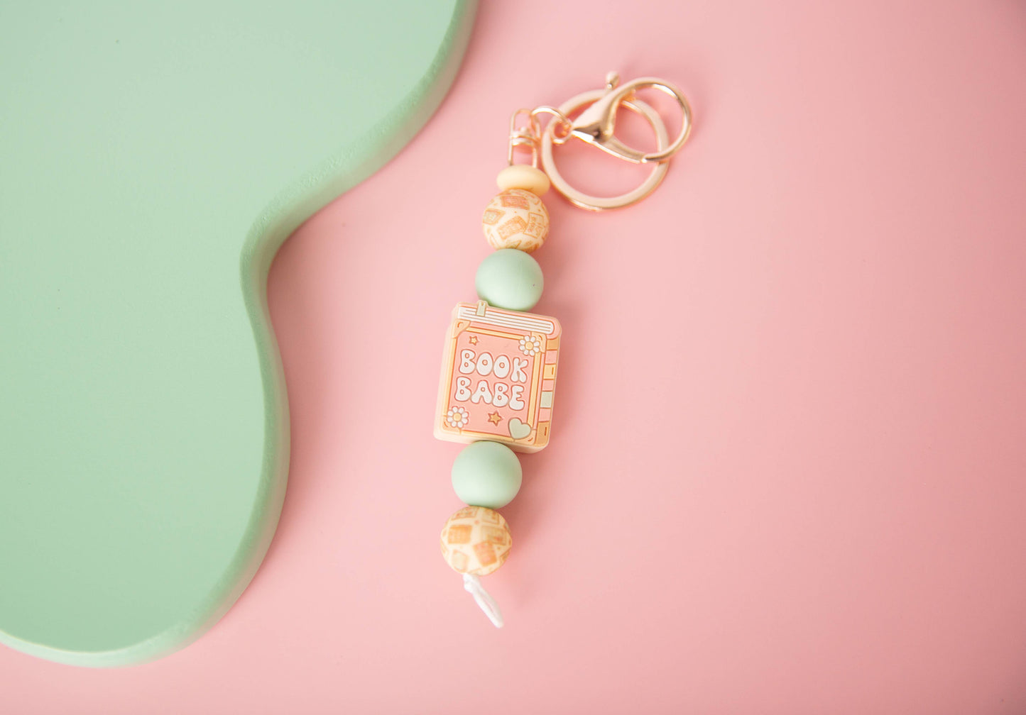 Book Babe Keychain-Book Lover Accessory