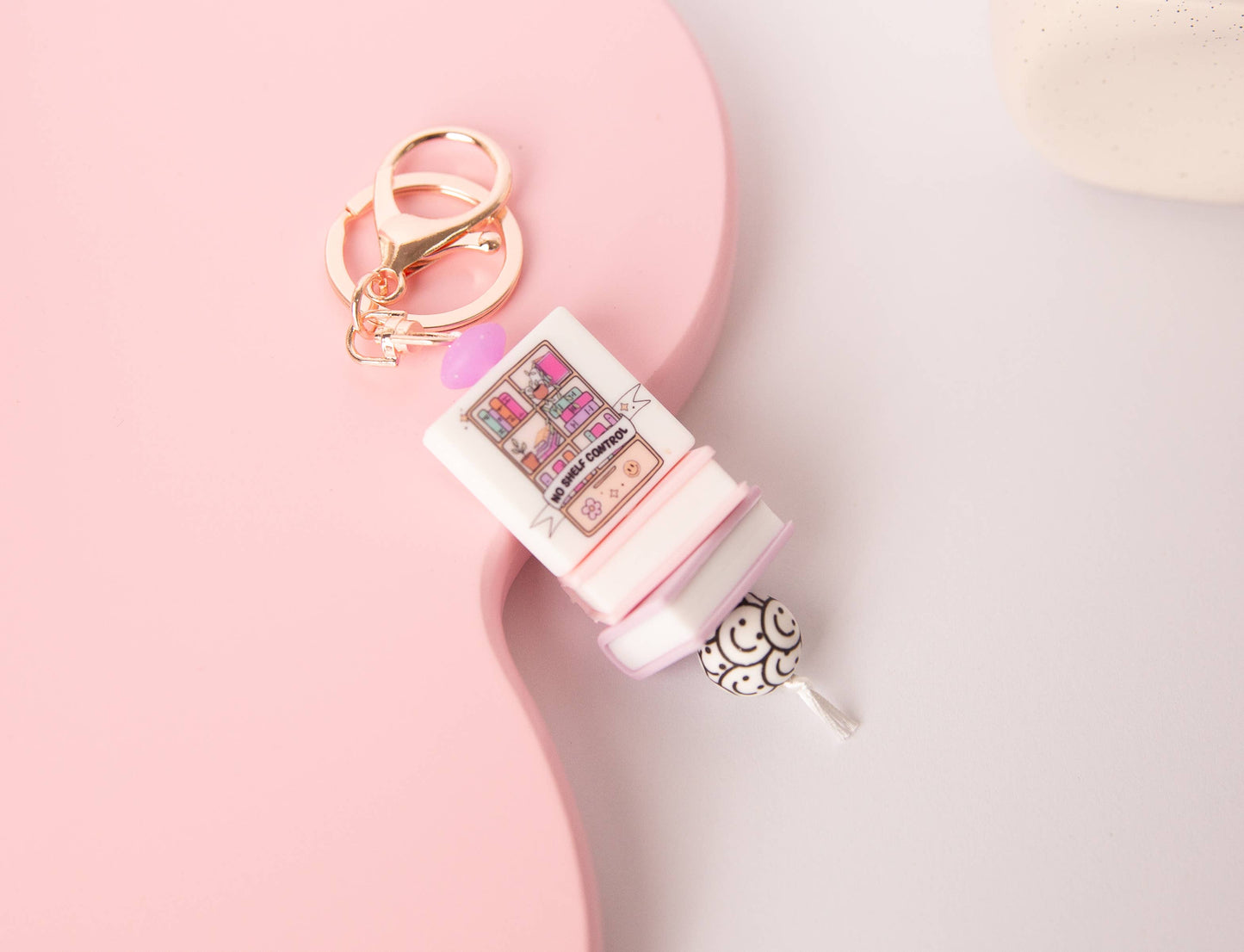 No Shelf Control Keychain - Book Lover Accessory